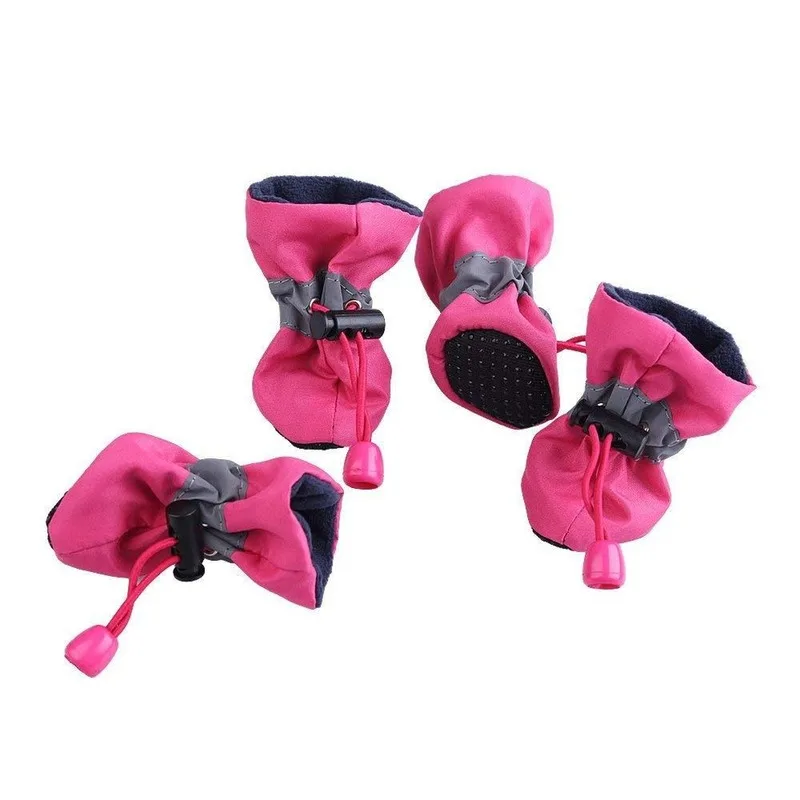 Теплая зимняя обувь Cachorro с противоскользящей подошвой для маленьких собак|Обувь