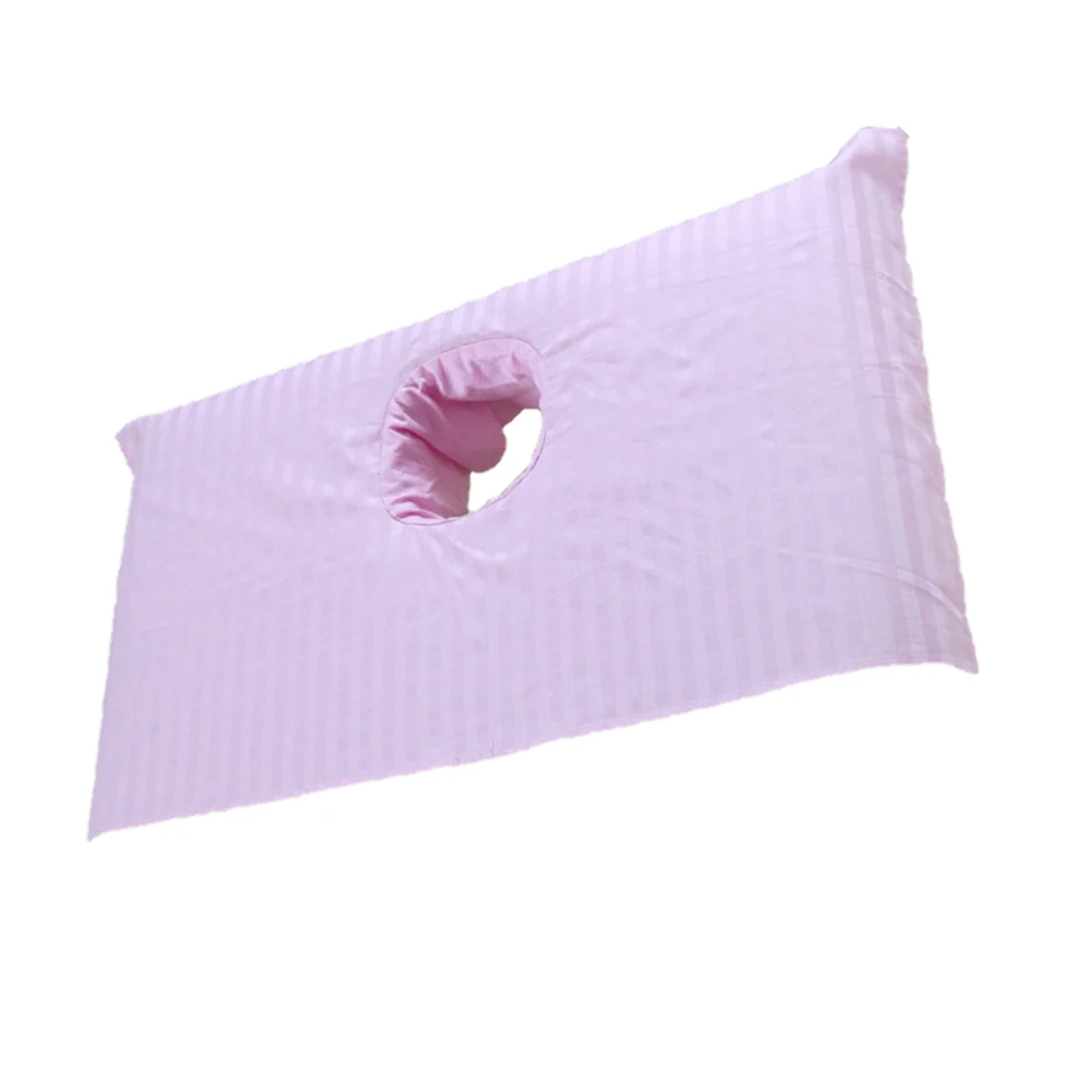 Мягкий хлопок спа для массажной кровати листы покрытие стола с дыхание отверстие