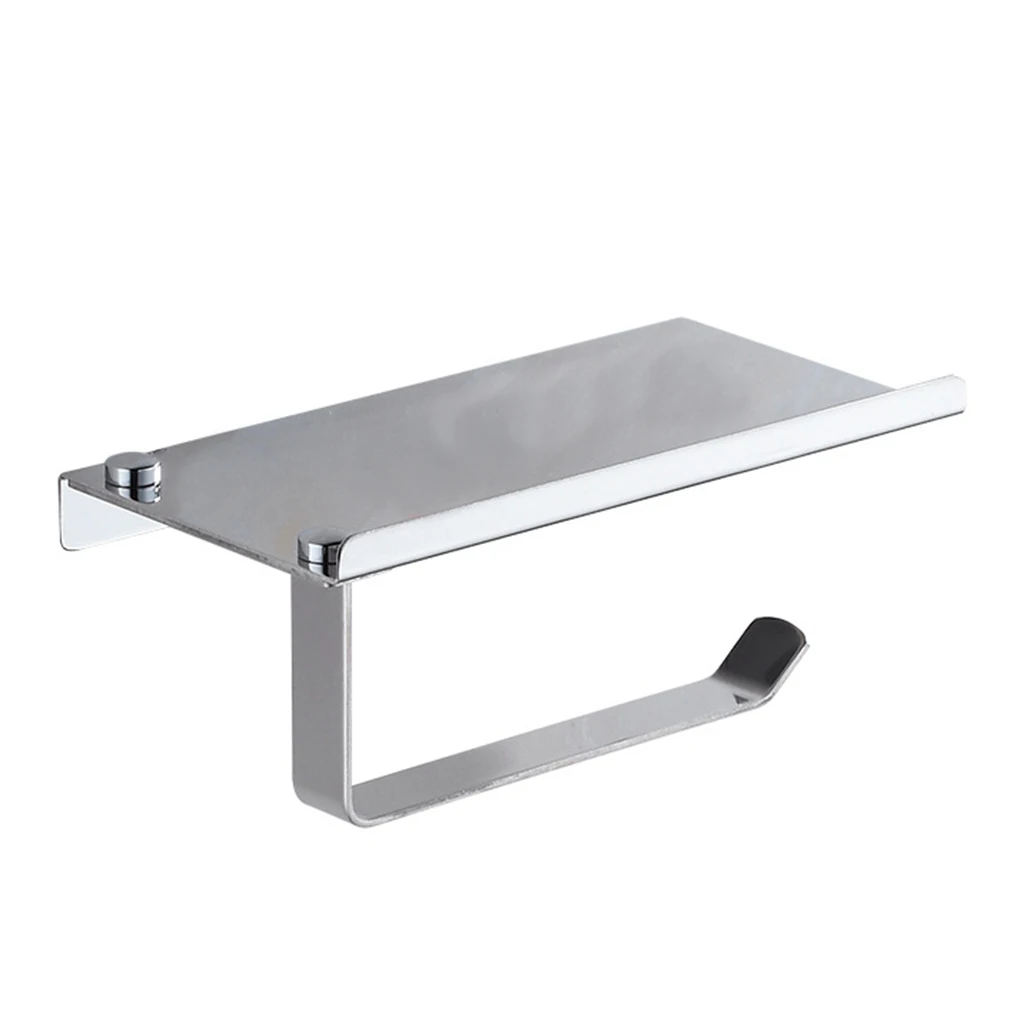 

Durable Waterproof Bathroom Accessories Stainless Steel Toilet Paper Holder Tissue Box Holder Roll Paper Bracket