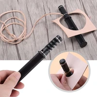 leather cord knife crafts tools hand rotary cutting wire cutter leather strip and strap diy leathercraft tool with 3 blade