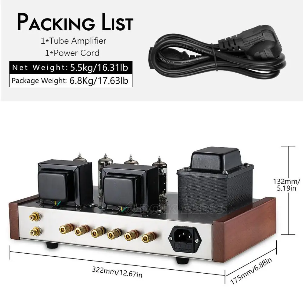 Усилитель звука Douk HiFi Class AB 6P1 стерео аудио усилитель 12 Вт + Вт|Усилители мощности| |