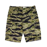 tiger camo shorts american tcu military outdoor half pants retro ww2 us army training uniform summer running bottoms