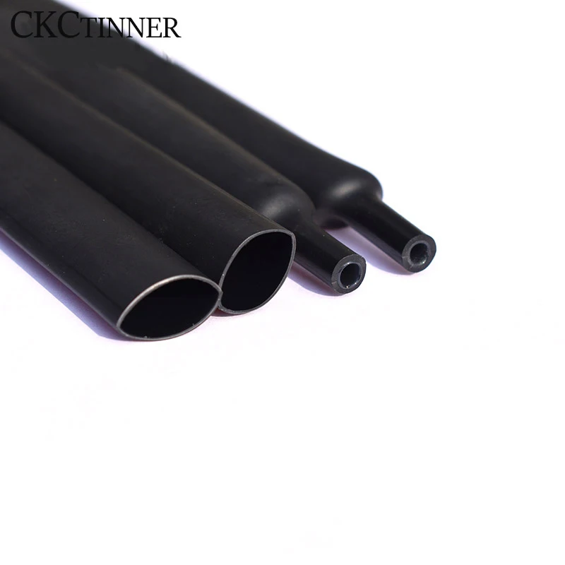1 рулон 3:1 черная термоусадочная трубка с двойными стенками клеевая диаметр 6 мм-30