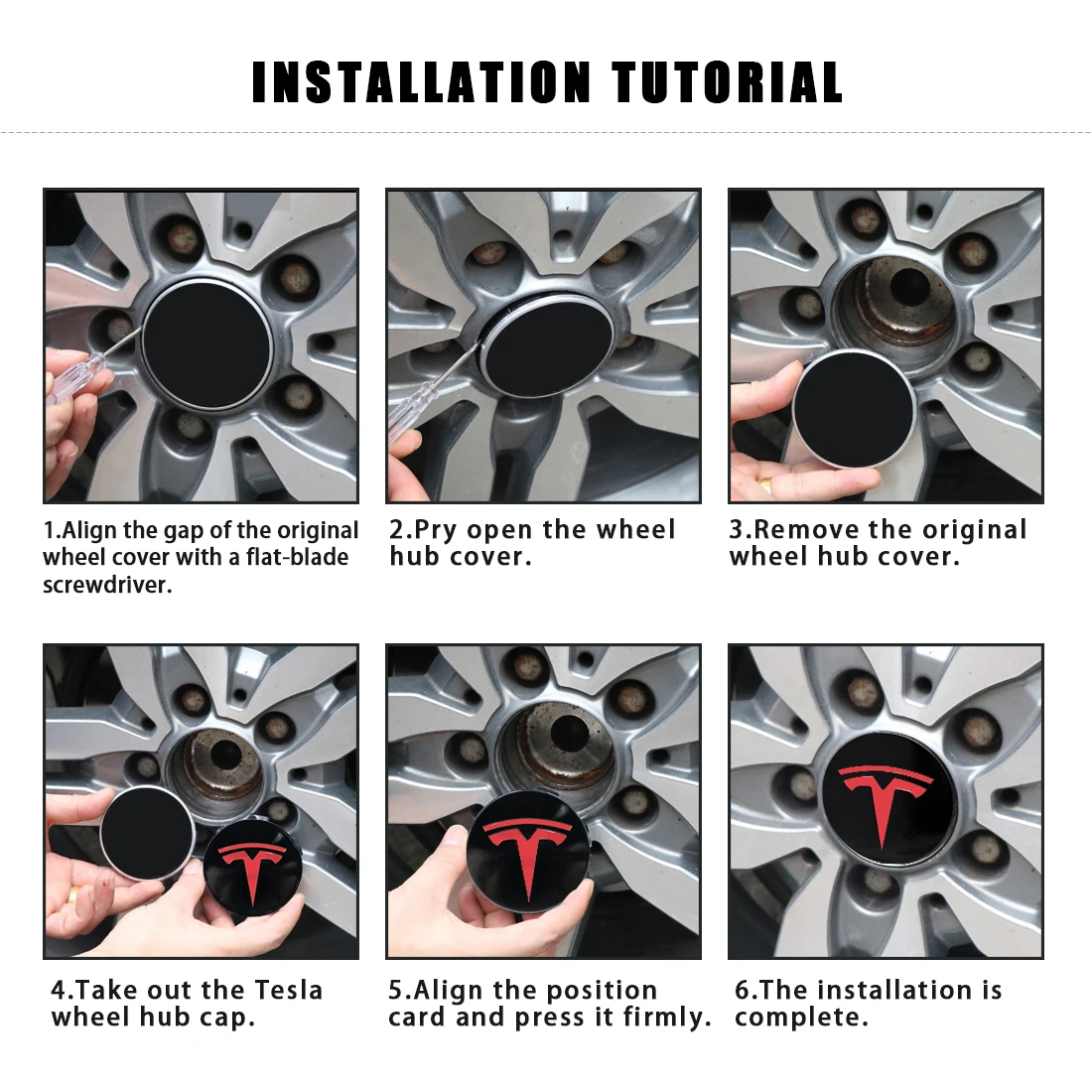 

4PCS 56mm Car Wheel Center Hub Caps For Tesla MODEL 3 S X Logo Badge Emblem Hub Sport Rim Cap Cover Auto Styling Accessories