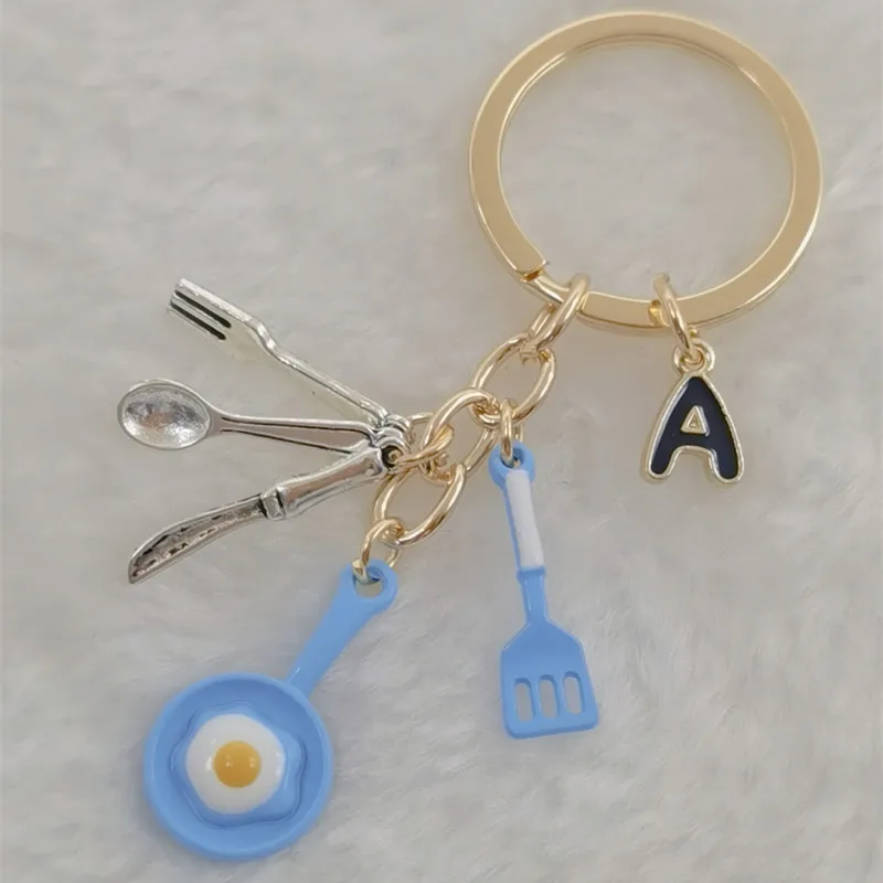 Брелок шеф-повара сковорода для жарки яиц симпатичный брелок игрушка подарок