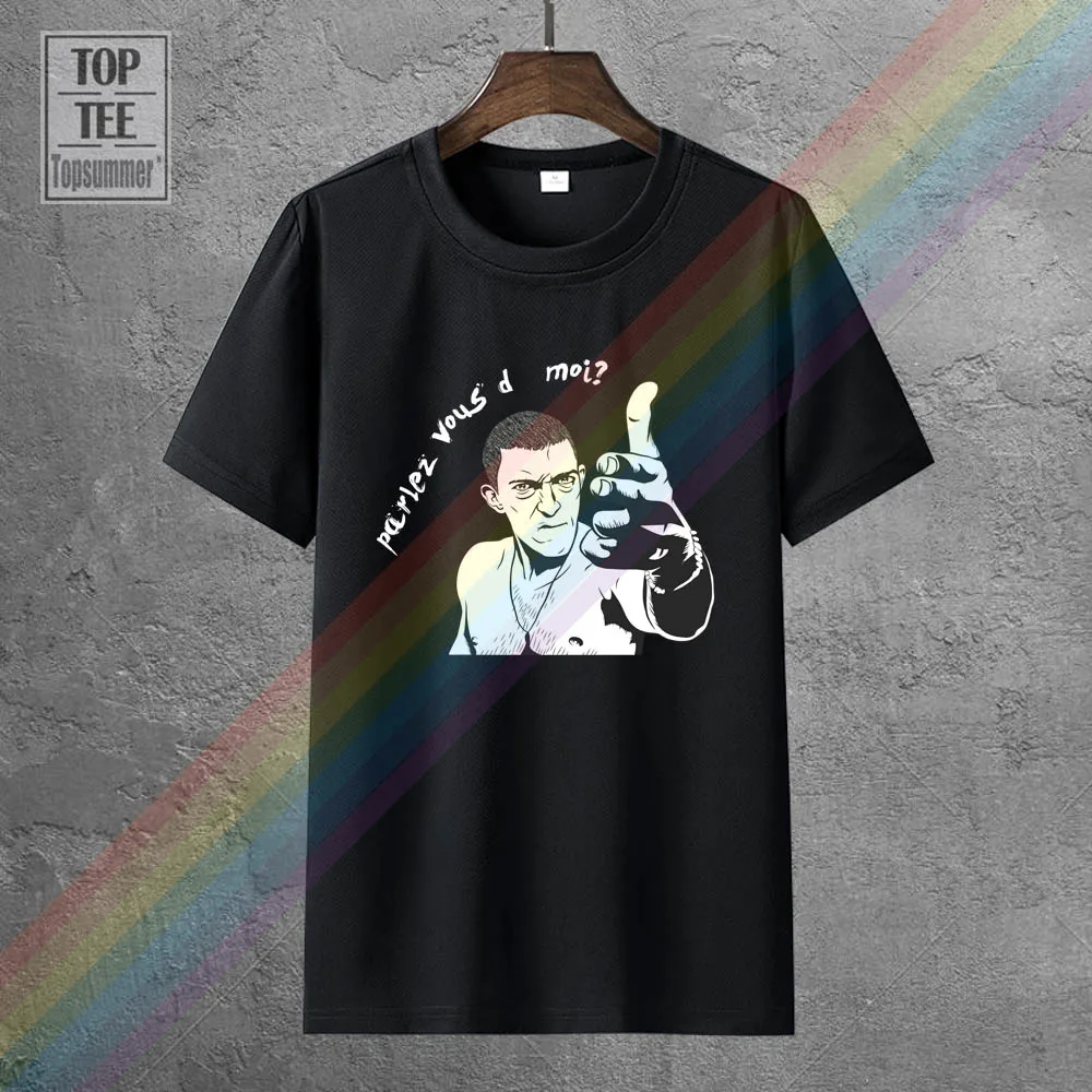 

Printed Men T Shirt Cotton Tshirt O Neck Short Sleeve New Style La Haine Rebellion Women T Shirt