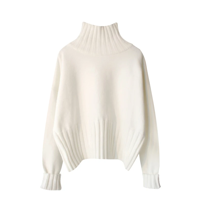 

Tonglord Winter Sweater Women Jumper Warm Half Turtleneck Casual Solid Long Sleeve Knitting Pullover Tops 2020 Female Knitwear