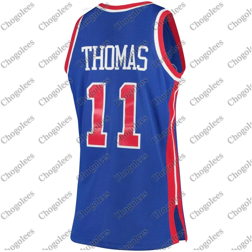 

Men Basketball Jersey Isiah Thomas Detroit Mitchell & Ness 1988-89 Hardwood Classics Swingman Jersey Blue