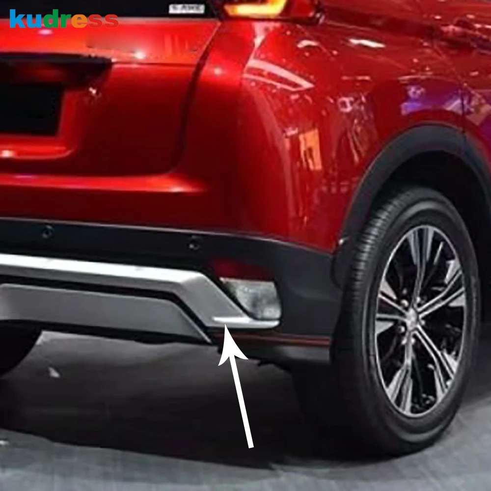 Отделка для заднего бампера автомобиля Mitsubishi Eclipse Cross 2017 2020 матовый Стайлинг