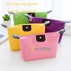 Дорожная Водонепроницаемая косметичка на молнии с логотипом на заказ, милый миниатюрный чехол для косметики, органайзер для туалетных принадлежностей для девушек