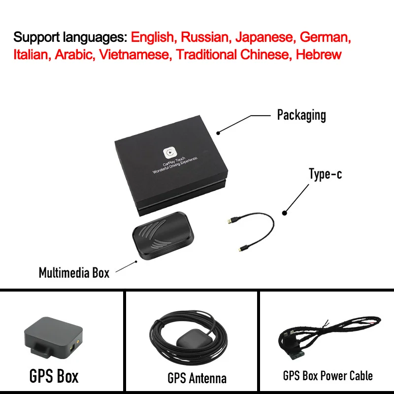 Android Box Carplay Ai Для VW 4 + 32G автомобильный мультимедийный плеер 2 Car-Play USB Беспроводная