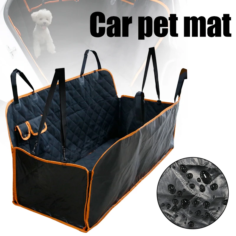 

Pet Dog Car Back Seat Cover Waterproof Nonslip Hammock Portable Multifunctional Soft Seat Protective Mat Dog Bed Cama Perro