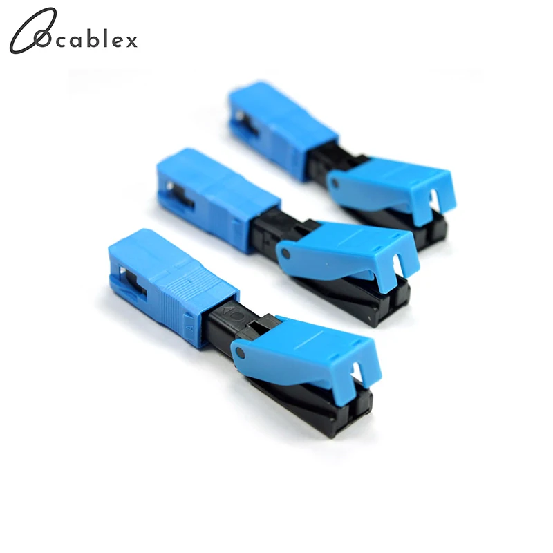 Высокое качество быстрый разъем FTTH SC UPC Волоконно оптический провод волоконно