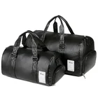 Спортивная сумка из кожи для мужчин, чемодан на плечо для обуви, фитнеса, йоги, путешествий