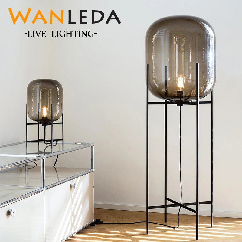 Ретро Напольная Лампа в промышленном стиле креативная красная сетчатая