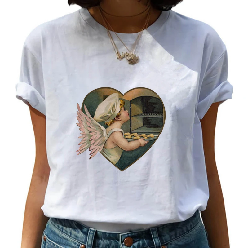 

Woman T-shirts Top women Women Harajuku Ulzzang Print Female Tshirt Cartoon Funny Tops Tees Fashion Graphic Femme Tshirts