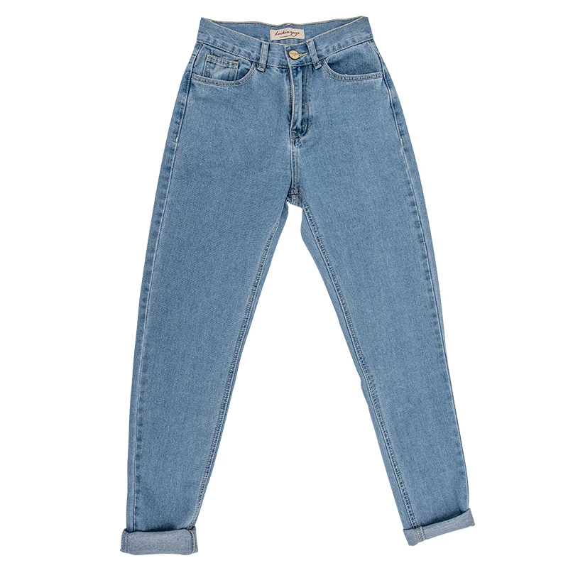 

luckinyoyo jean woman mom jeans pants boyfriend jeans for women with high waist push up large size ladies jeans denim 5xl