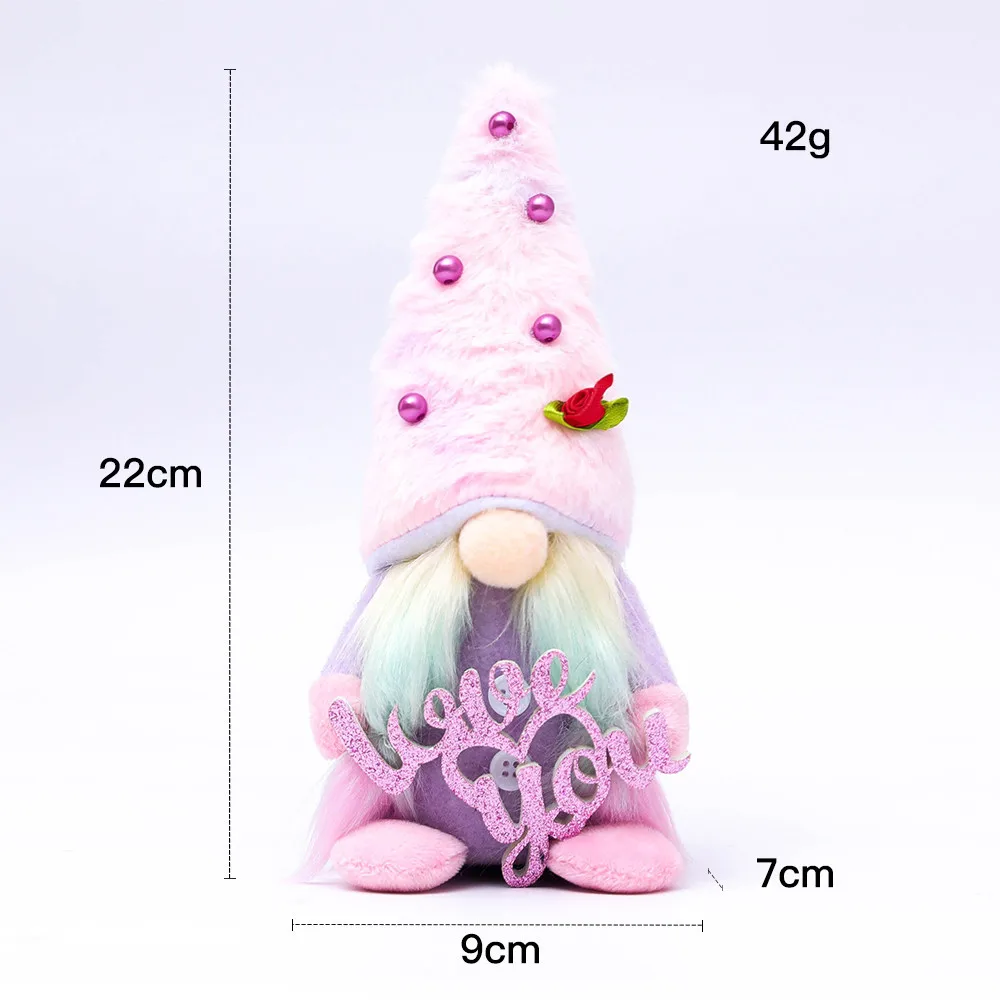 

Desktop ornaments Spring Flowers Dwarf Gnome Mother's Day Gnomes Gift Home Decoration Creative Elves toys kawaii stuffed dolls