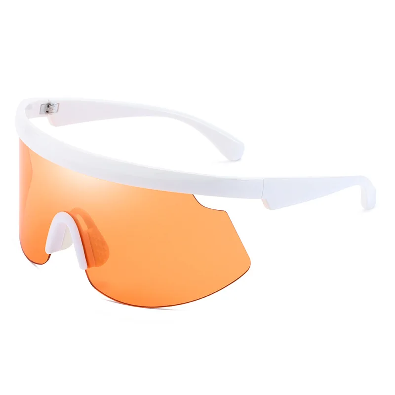 

2021 new riding glasses men's and women's windproof and UV proof large frame conjoined Sunglasses