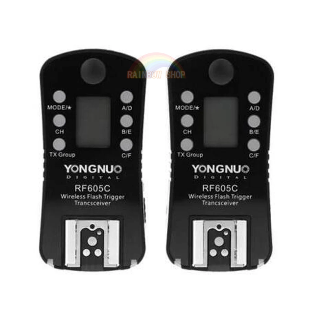 YONGNUO RF605C RF 605C беспроводной триггер для вспышки и спуска затвора 16 каналов Canon DLSR камеры вспышки|Фотовспышки| |