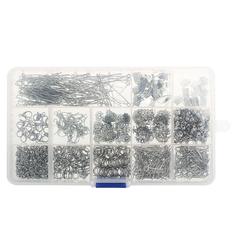 

15 Grid DIY Jewelry Accessories Beaded Jewelry Making Kit Accessories Repair Tools Pin Buckle Pliers Tweezers Are Handmade DIY H