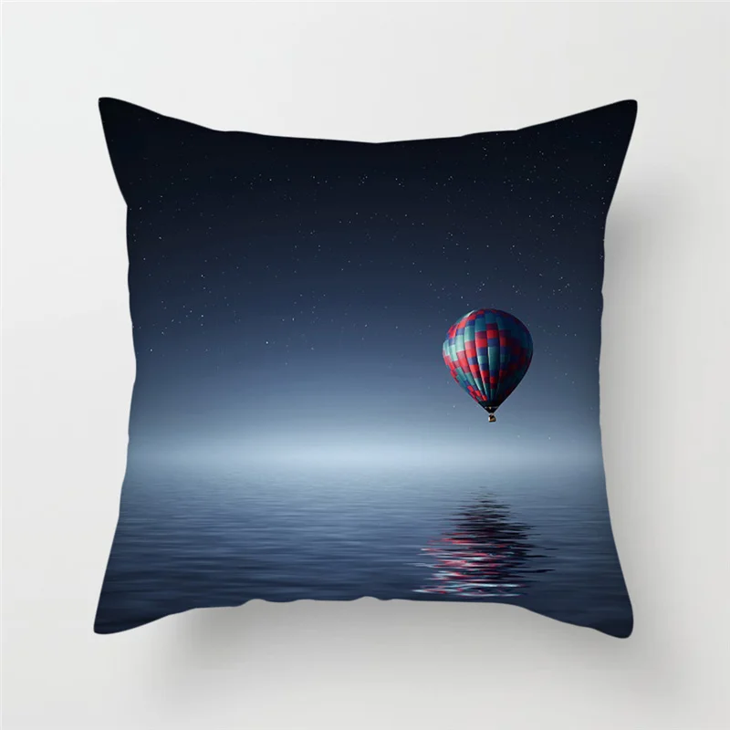 Чехол для подушки Fuwatacchi с красивым пейзажем чехол горячим воздухом дома дивана