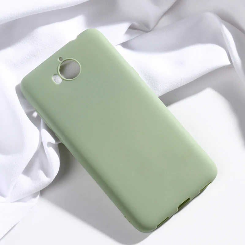 Силиконовый чехол для телефона ярких цветов Huawei Y5 2017 мягкая термополиуретановая