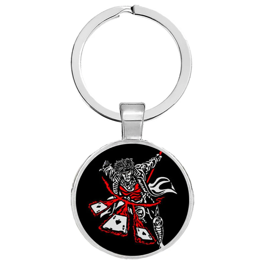 Comics Marvel Gambit брелки Gaming Future Logo для ключей Hoder рождественские ювелирные изделия