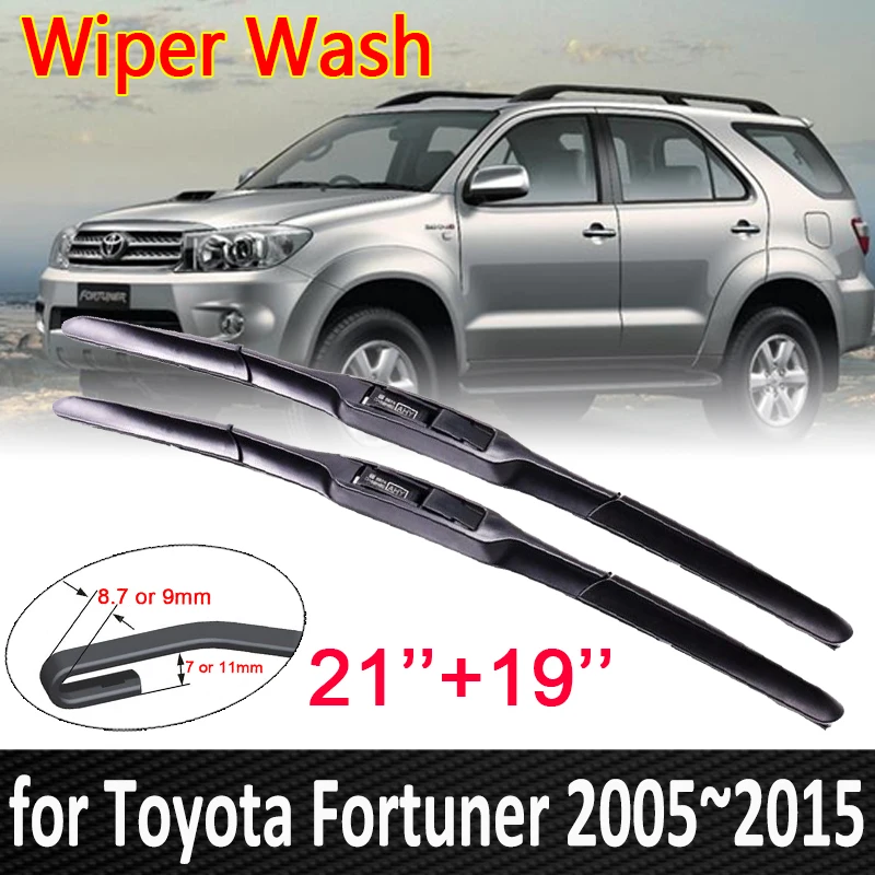 

Car Wiper Blade Window for Toyota Fortuner 2005~2015 AN50 AN60 Front Windscreen Windshield Wipers Car Goods 2006 2007 2010 2011