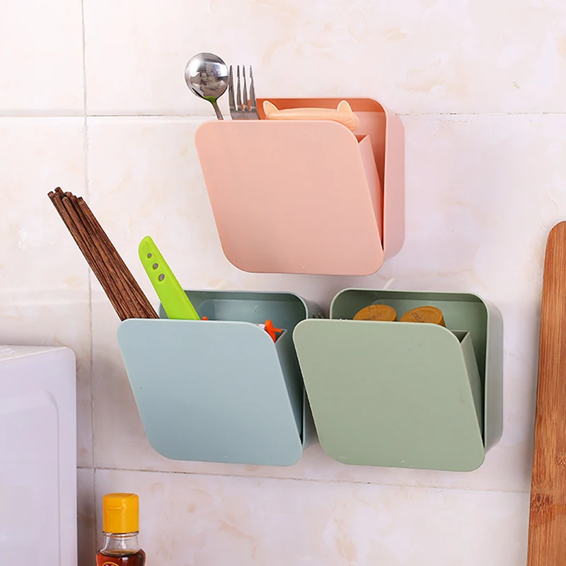 

Настенный герметичный контейнер для хранения, пластиковая квадратная маленькая коробка для хранения, коробка для косметики, посуды, зубной...