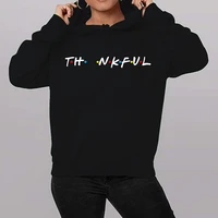 wz20070 autumn and winter new style large size breathable creative letter printing harajuku long sleeve casual hoodie for woman