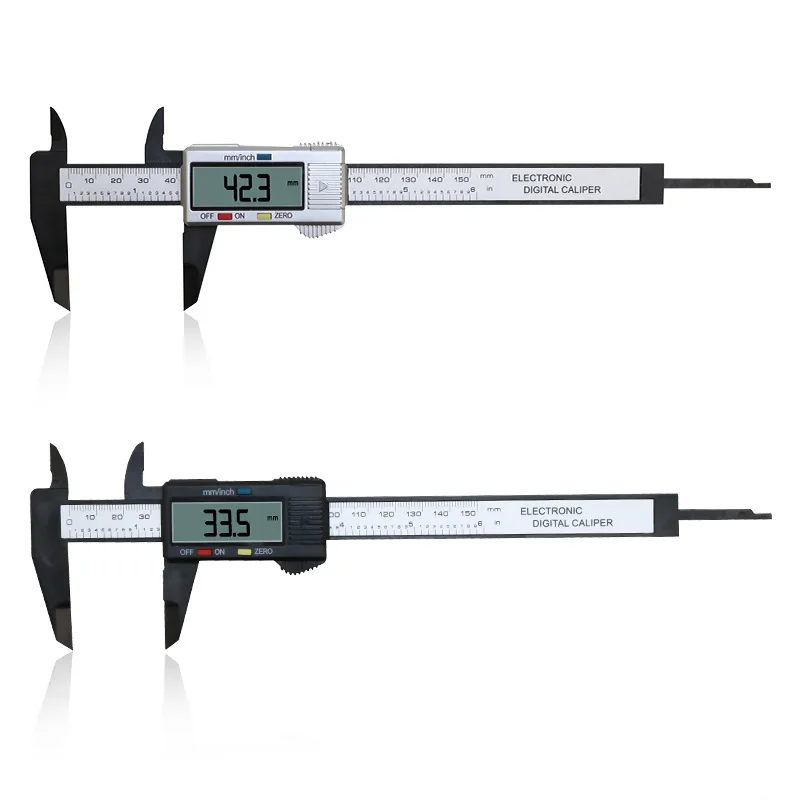 

150MM Tattoo Battery Eyebrow Ruler Digital Electronic Vernier Caliper Measuring LCD Microblading Micrometer Measurement Means