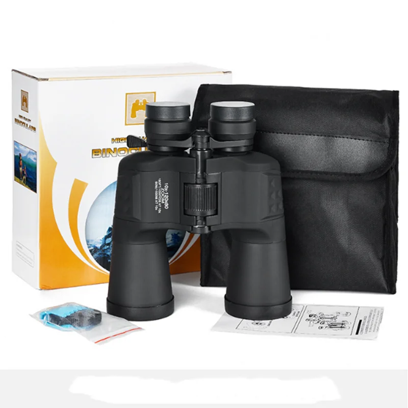 

Powerful professional zoom 10-120X80 HD binoculars High power non-infrared night vision hunting wide-angle binoculars