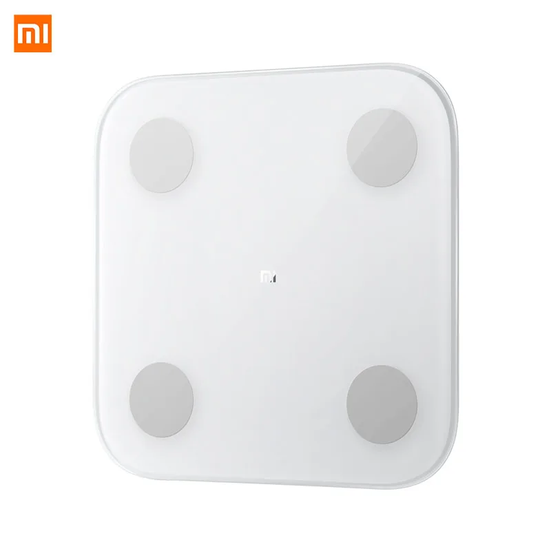 Xiaomi Mi Mijia Smart Body Fat Scale 2 взвешивания с приложением Mifit и составом тела скрытый светодиодный цифровой дисплей большой FeetPad