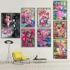 Алмазная живопись с анимацией Розовая пантера, Набор для вышивки крестиком из аниме Диснея, домашний декор, рождественский подарок