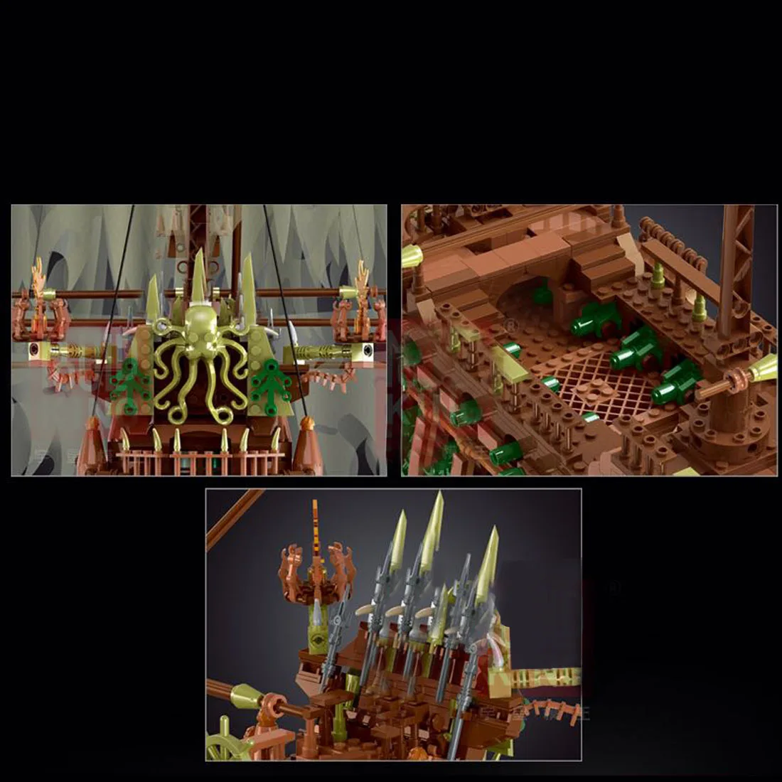 

Hot Sale 3653Pcs MK13138 Famous Pirate Ship Small Particle Building Block Toys Children's DIY Birthday Christmas Favourite Gifts