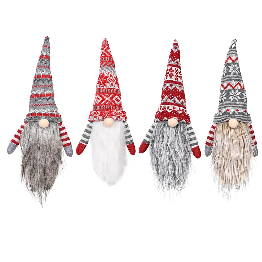 

4 шт., необычные рождественские украшения для бутылок