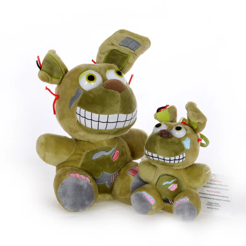 1 шт. 15-25 см поступление пять ночей у Фредди 4 FNAF плюшевые игрушки подвесной зажим брелок мягкие игрушки для подарки для детей