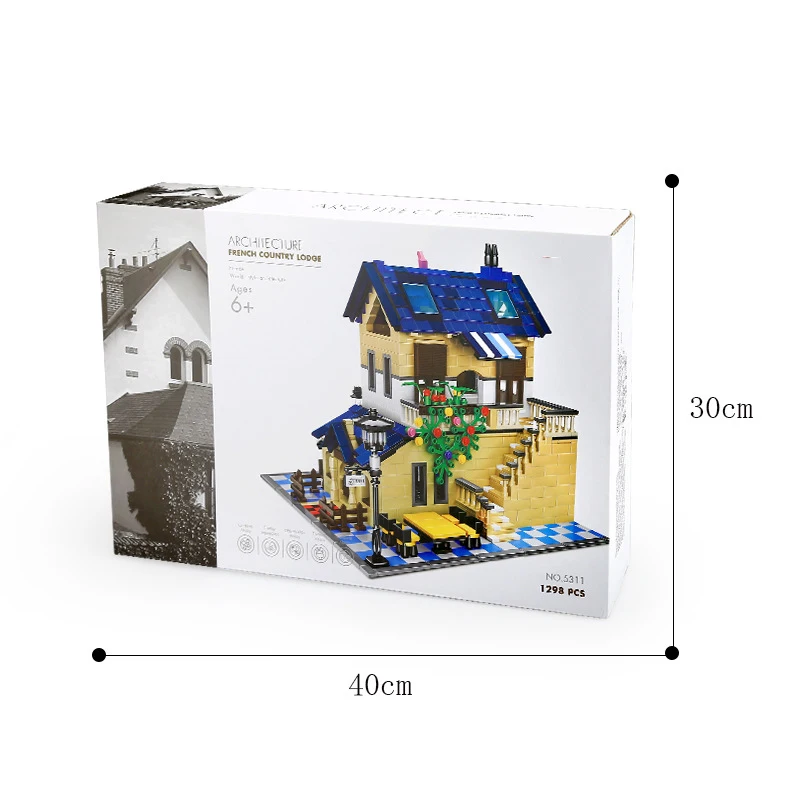 

Building Blocks Compatible with Constructor Country House World Architecture Children's Educational Toys For Boys