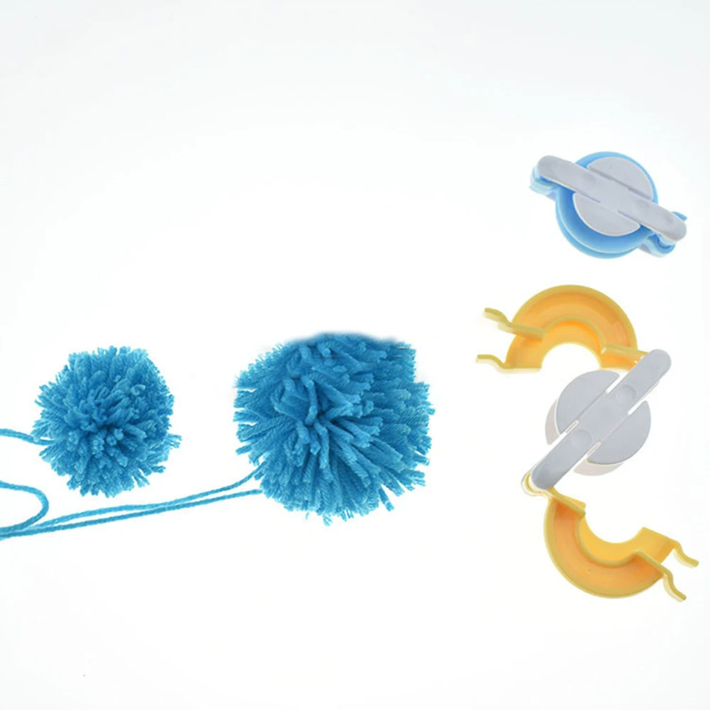 1 Набор эфирных Pom Pompom Maker пушистый шар ткацкая игла ремесло Вязание инструмент DIY