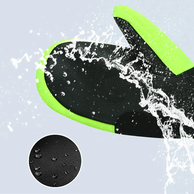 Men Women Ski Gloves Winter Outdoor Sports Windproof Waterproof Warm Fleece Skiing Snowboarding Mittens Kids Cartoon Ski Gloves