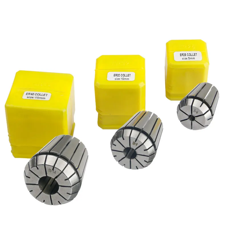 

High precision ER Collet Set ER8 ER11 ER16 ER20 ER25 ER32/40 ER50 1-34mm Spring Collet For CNC Engraving Machine Lathe Mill Tool