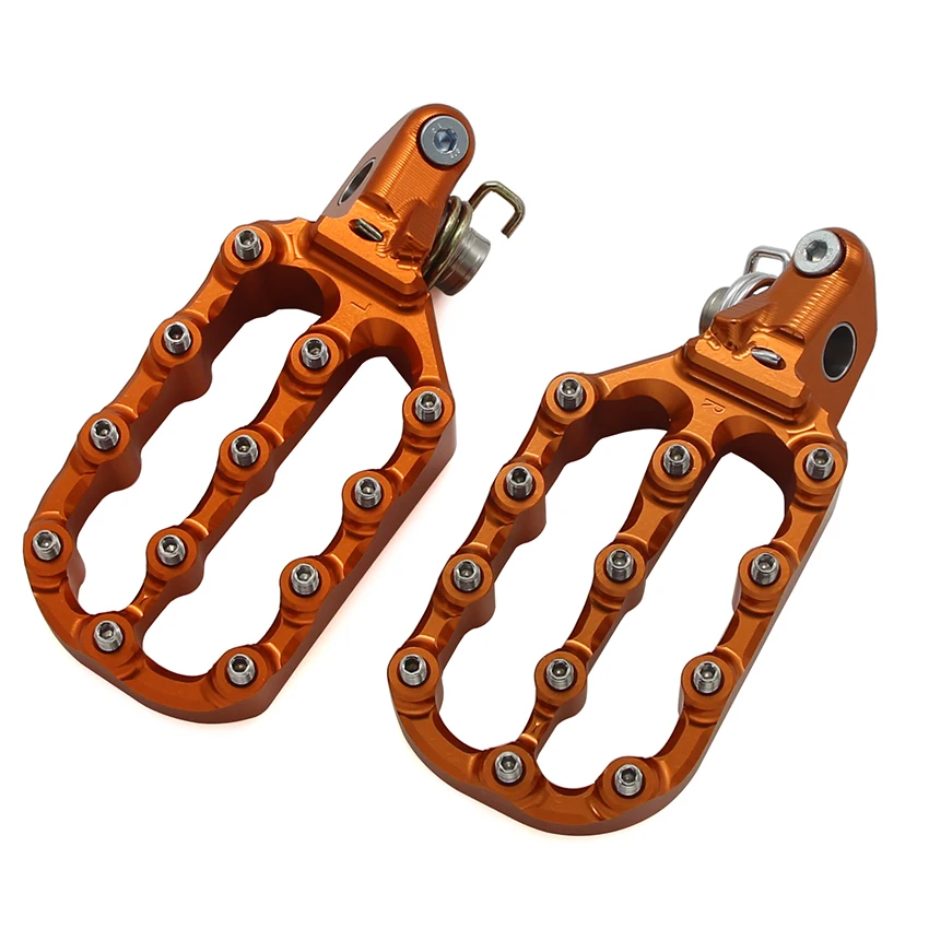 

CNC Aluminum Footrest Foot Pegs Pedals For Husqvarna TC85 TC125 FC 250 350 450 TC250 TE FE 300 501 TX125 FX300 TX300 FS450