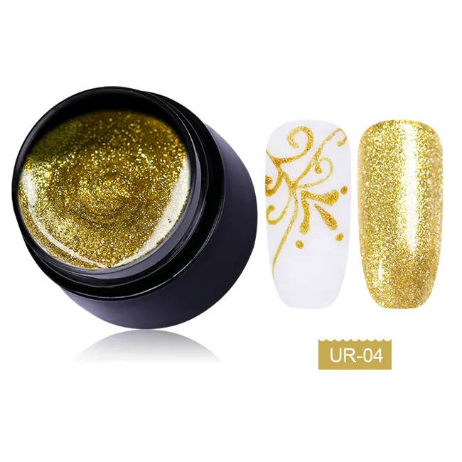 7ml platium 4 Ur Sugar 5 мл голографический гель для ногтей с блестками лак блестящая Лазерная блестка Розовый Фиолетовый Цвет замочить от УФ-гель лак для ногтей - Цвет: 7ml platium 4