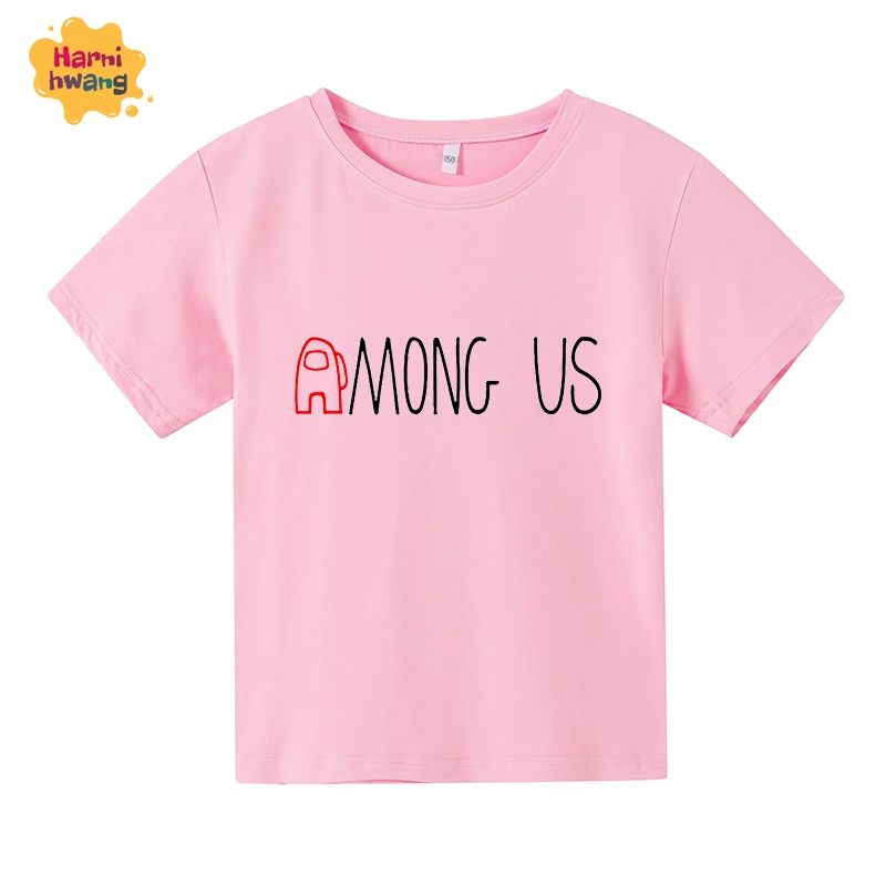 

2021 Children'S Shirts Girls Boys Shirts Short-Sleeved Clothes Anime Cotton Cartoon Tops Oversized T-Shirt Size 4T-10T