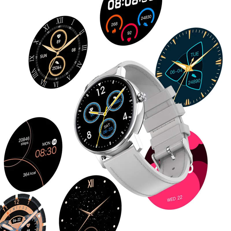 

CHTOG Smart Watch Men Bluetooth Call Music Heart Rate Fitness Tracker Smartwatch Women Full Touch HD Round Sport Digital Watch