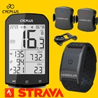 Велокомпьютер Cycplus M1GPS, спидометр для велосипеда, ANT + Датчик частоты вращения педалей, пульсометр для Garmin Bryton IGPSPORT Strava