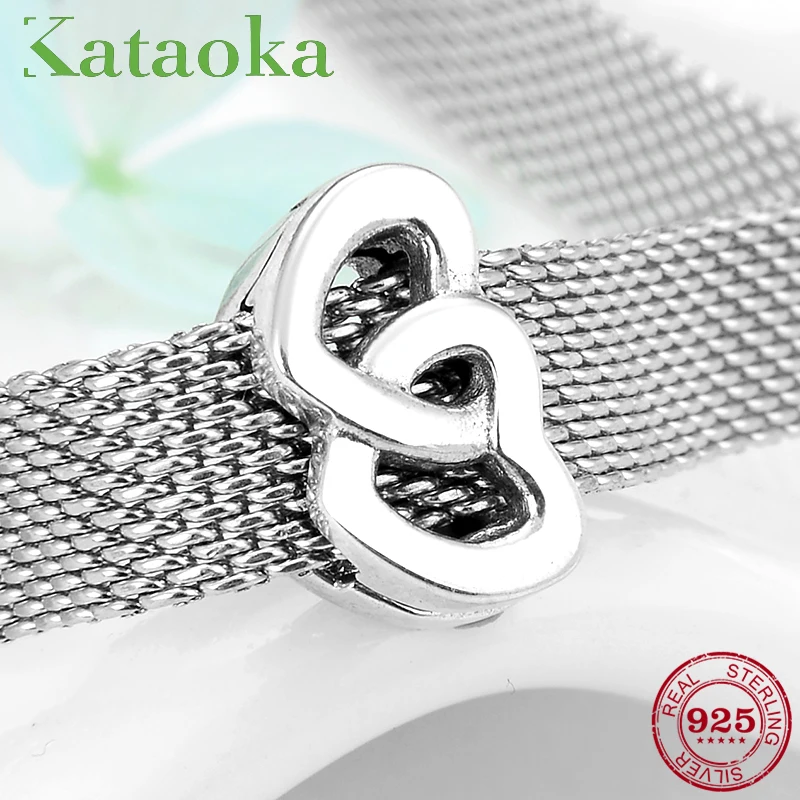 Новинка 100% женский серебряный изящный интимный браслет с сердечками