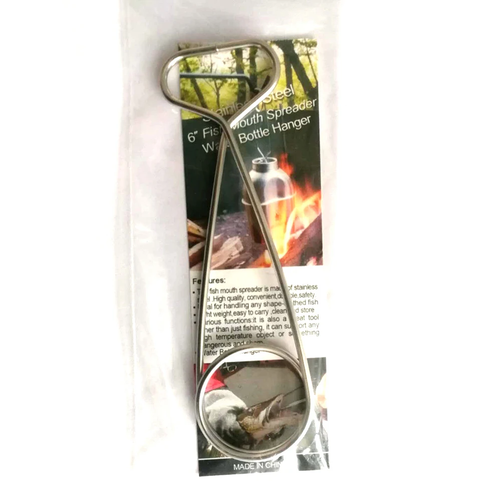 Hanging Pot Hanging Hooks Water Cup Hooks Outdoor Gadgets Camping Cookware Stainless Steel Open Fish Mouth Fishing