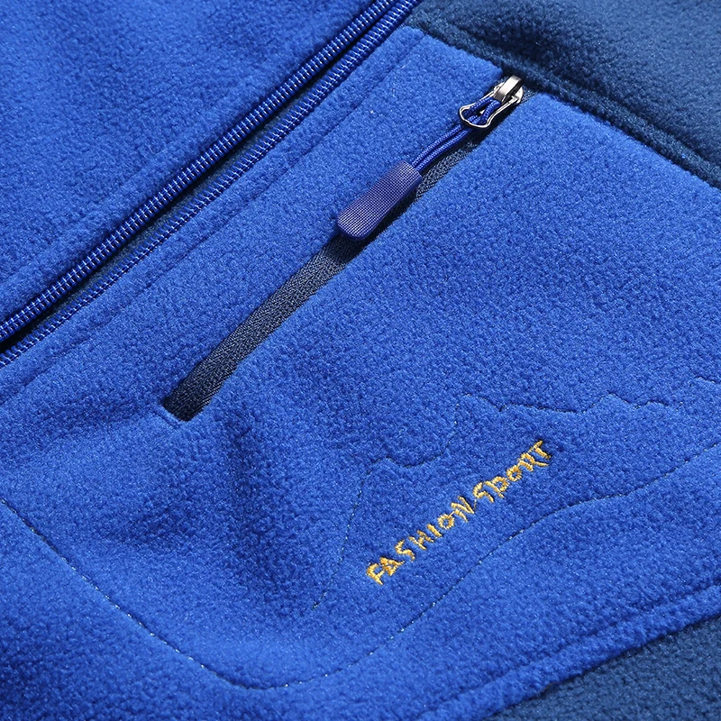 

New type of outdoor cashmere sweater for men and women with cashmere and thicker thermal cashmere inner liner jacket with flanne